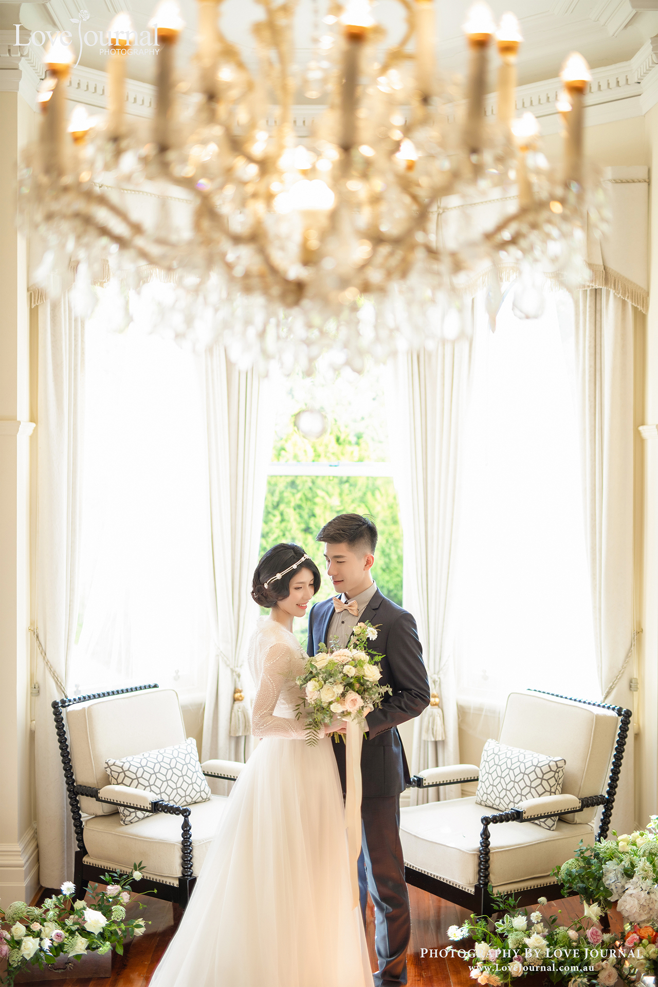 Pre-Wedding Photography in French Style Historic House Pre-Wedding Photography in French Style Historic House