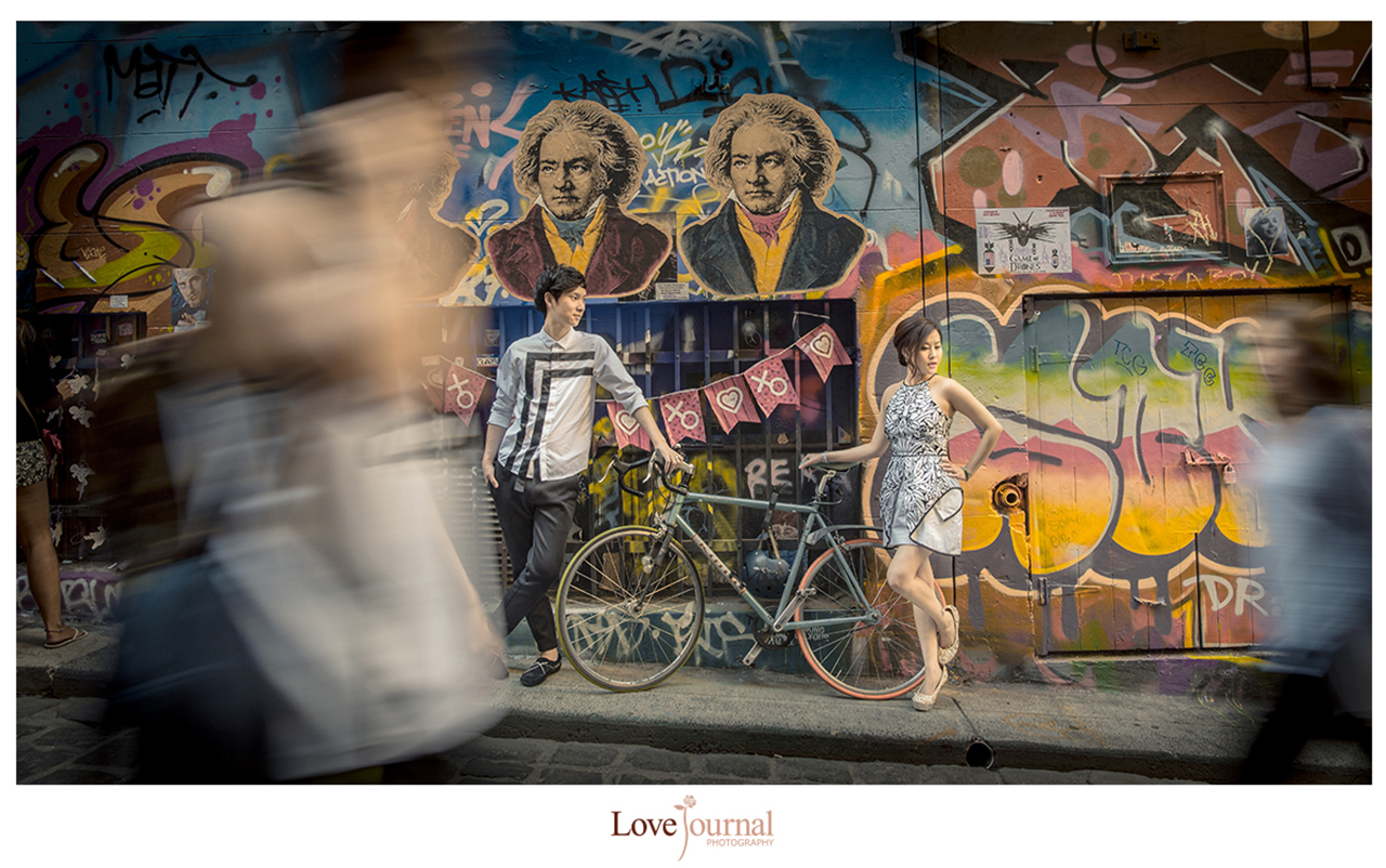 Graffiti Lane Pre-wedding Photography, Hosier Lane Pre-wedding Photography. Graffiti Lane Pre-wedding Photography, Hosier Lane Pre-wedding Photography.