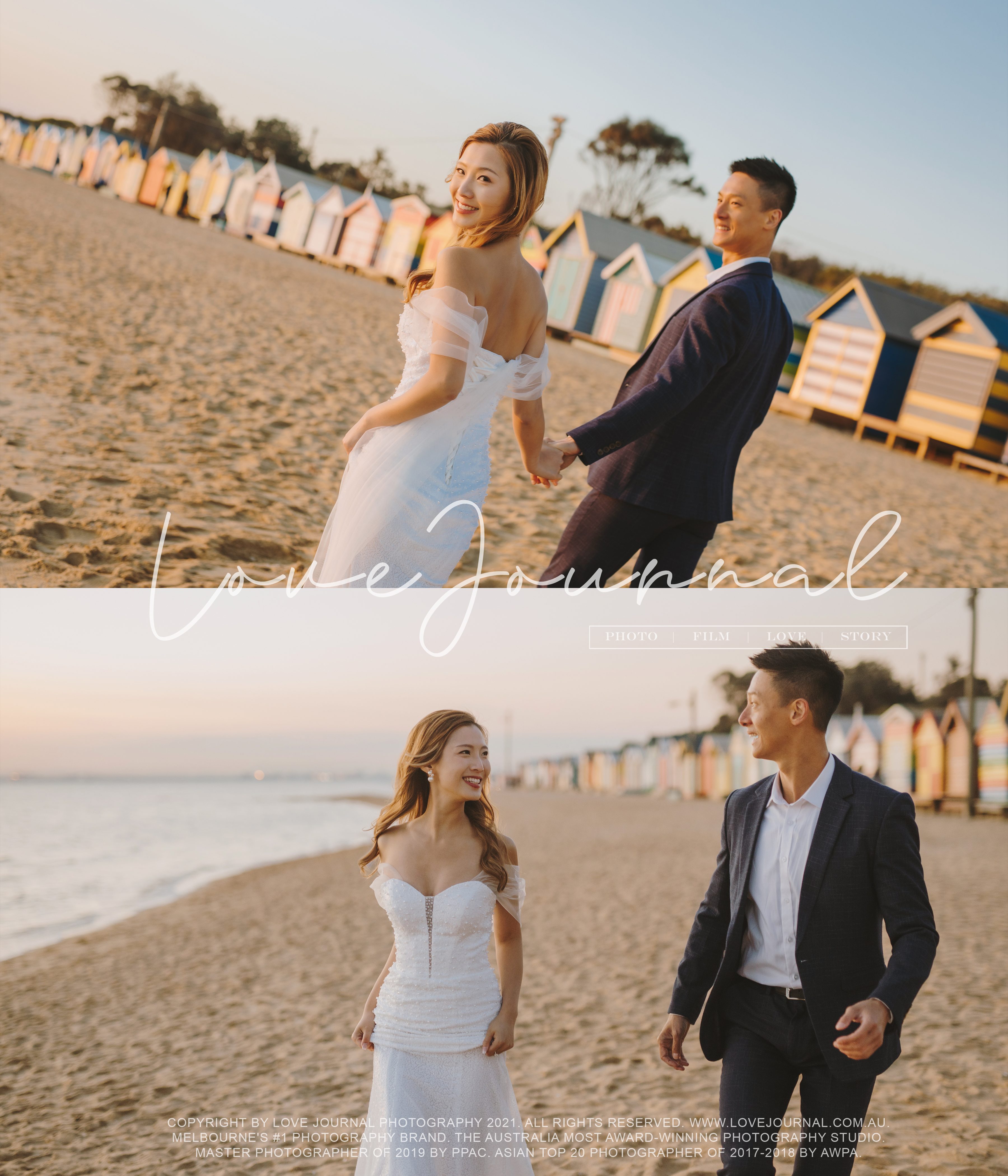 Brighton Beach Pre-wedding Photography