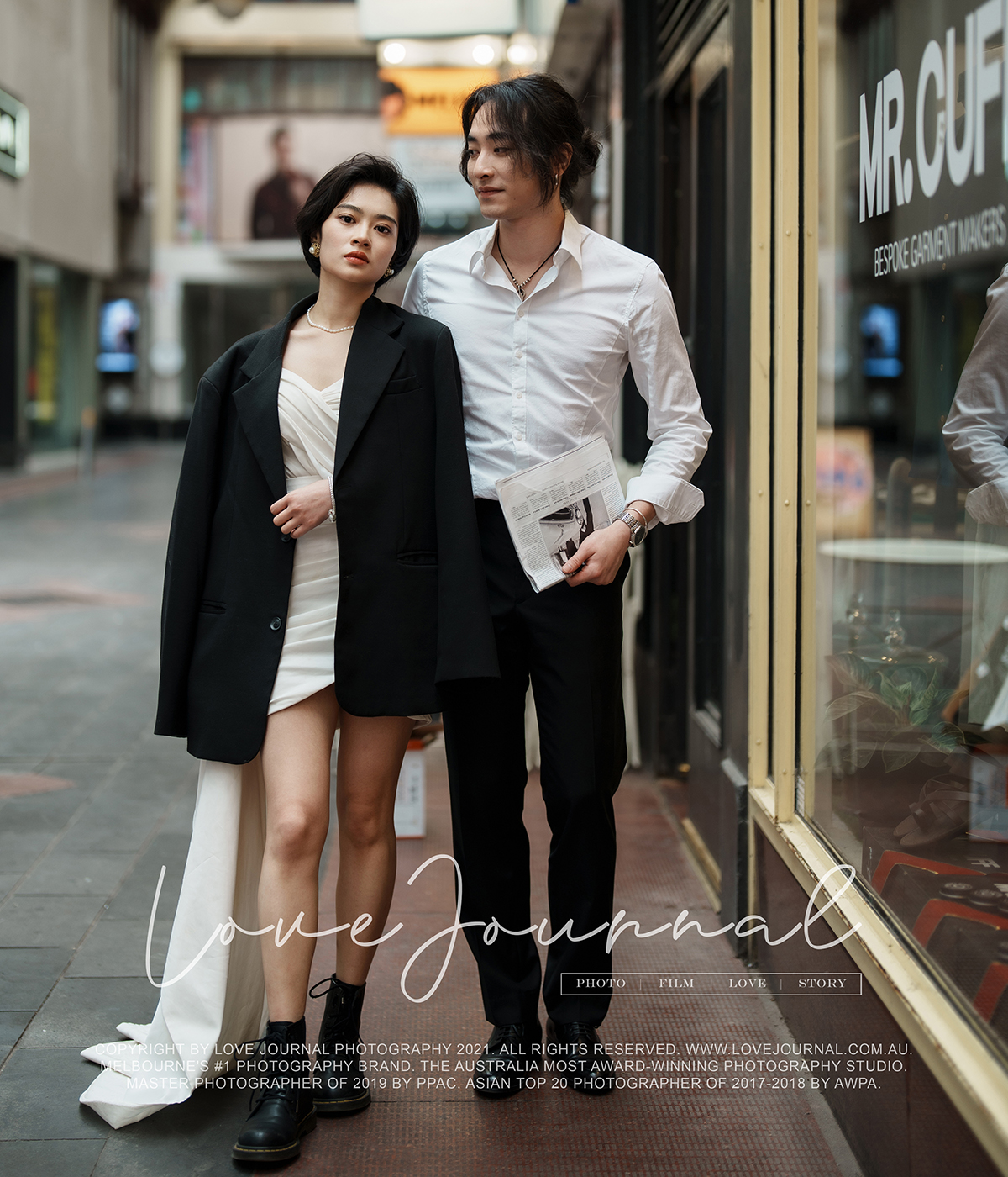 Melbourne Cafe Pre-Wedding Photography