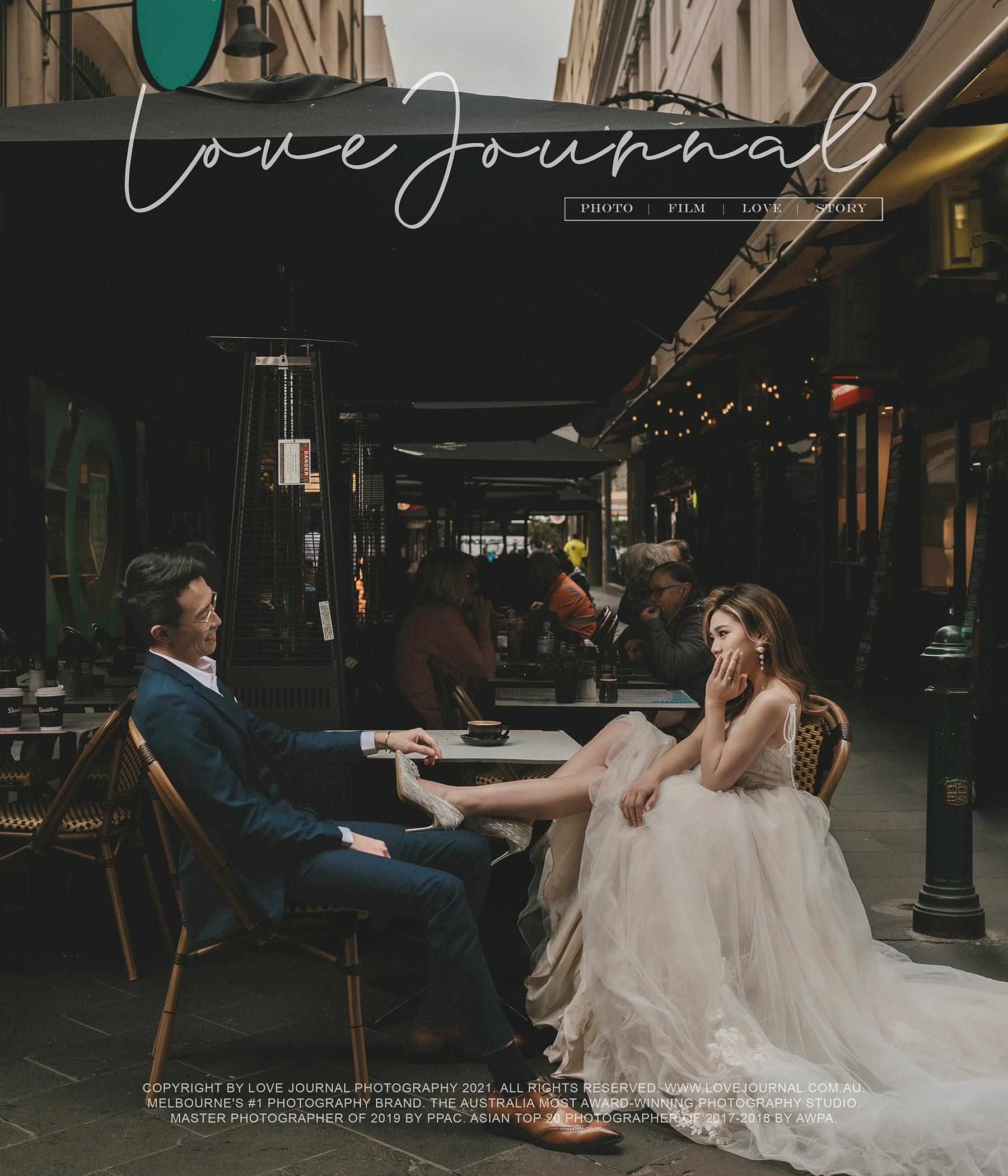 Melbourne Cafe Pre-Wedding Photography