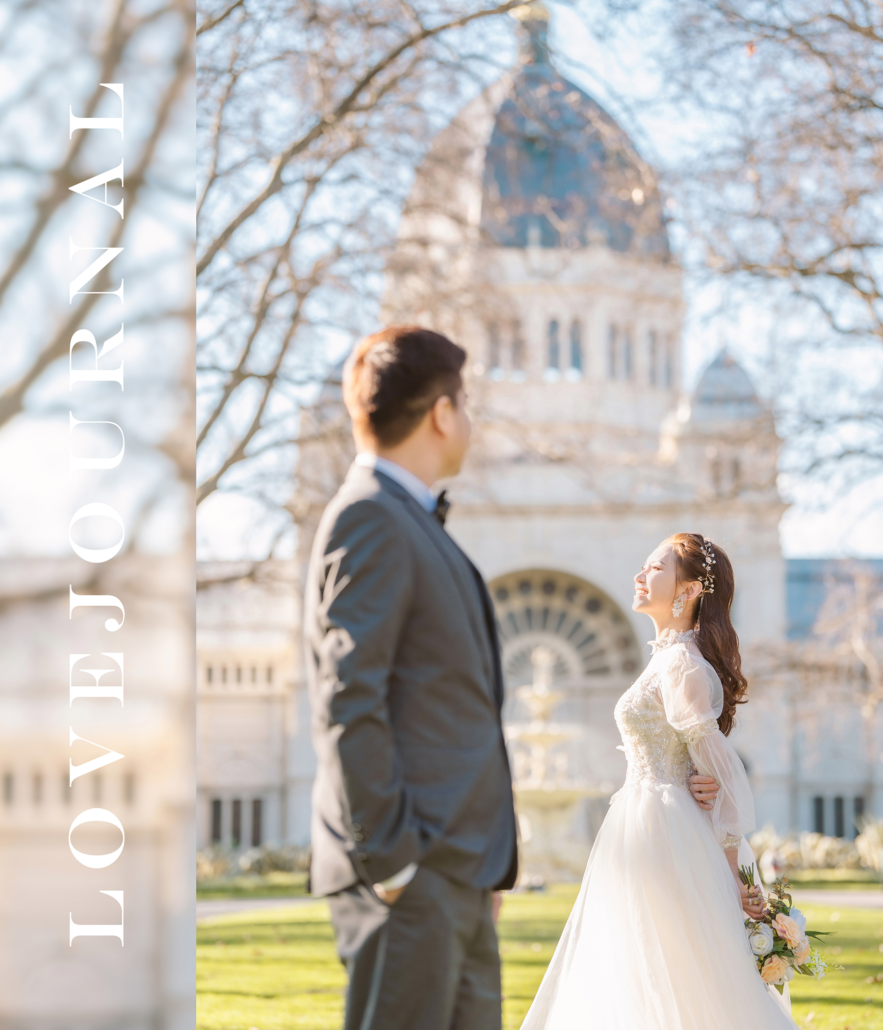 Melbourne Carlton Garden Pre-Wedding Photography