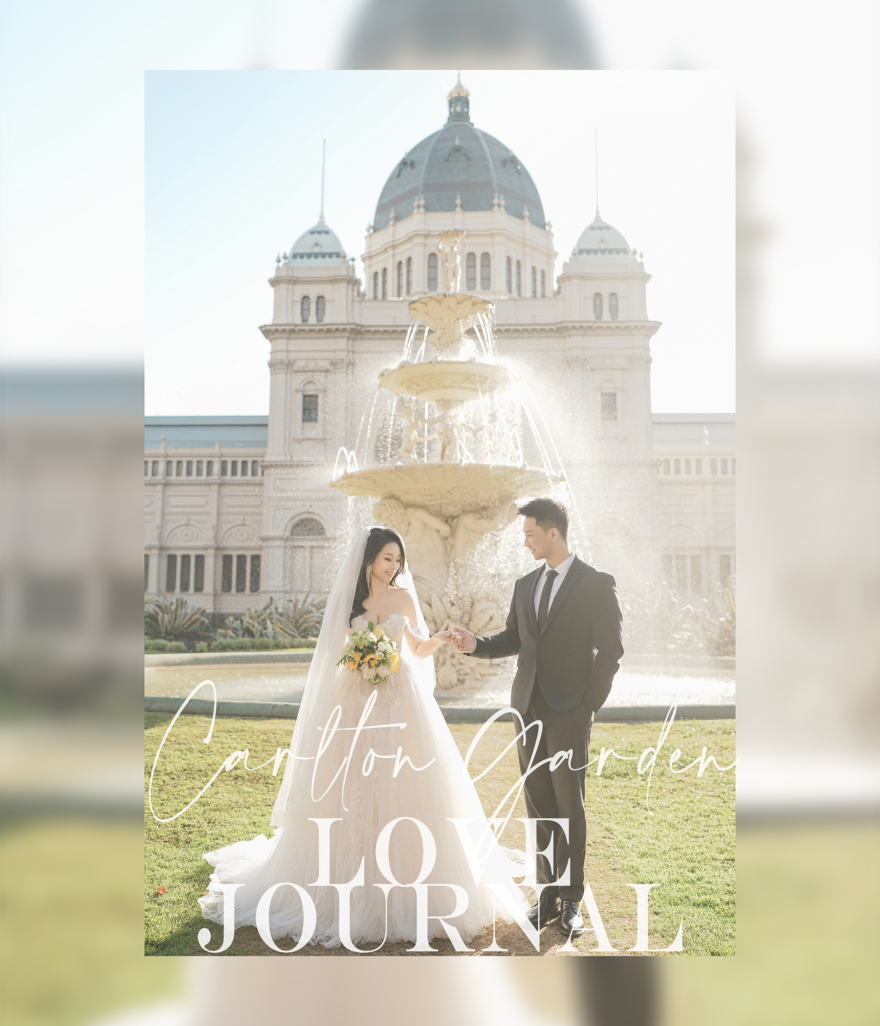 Melbourne Carlton Garden Pre-Wedding Photography