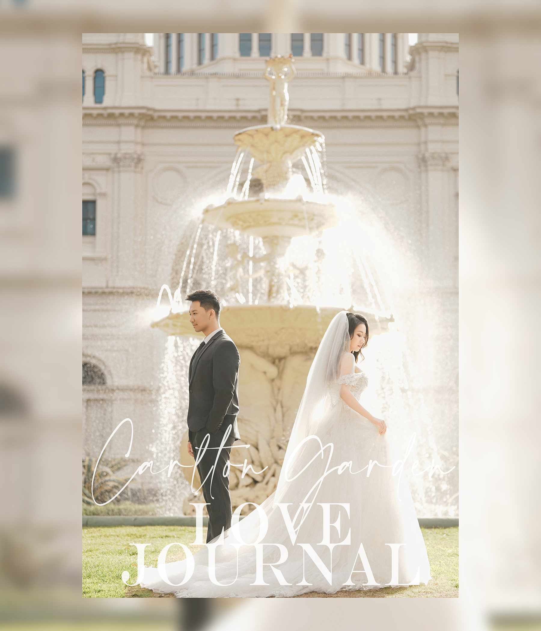 Melbourne Carlton Garden Pre-Wedding PhotographyMelbourne Carlton Garden Pre-Wedding Photography