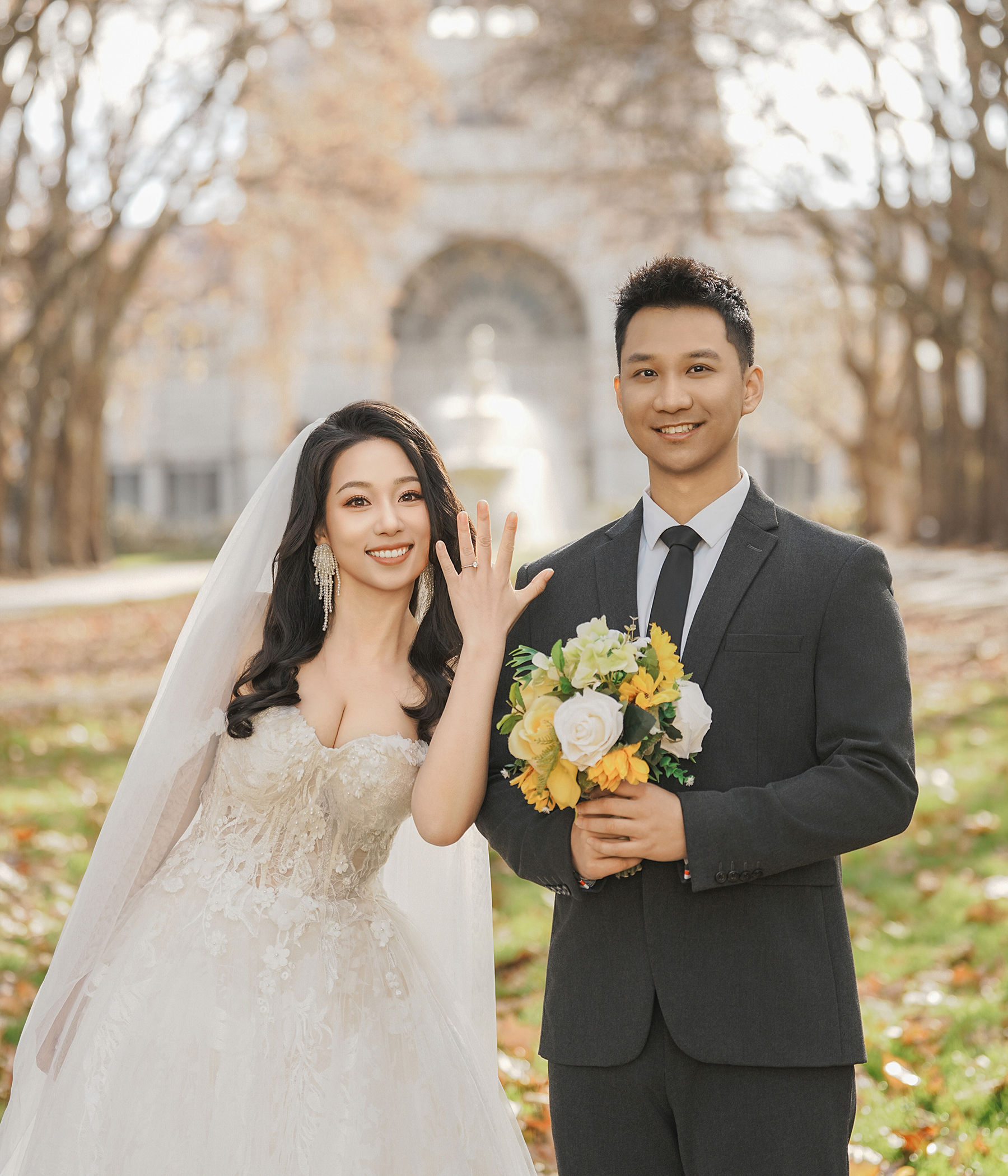 Melbourne Carlton Garden Pre-Wedding Photography