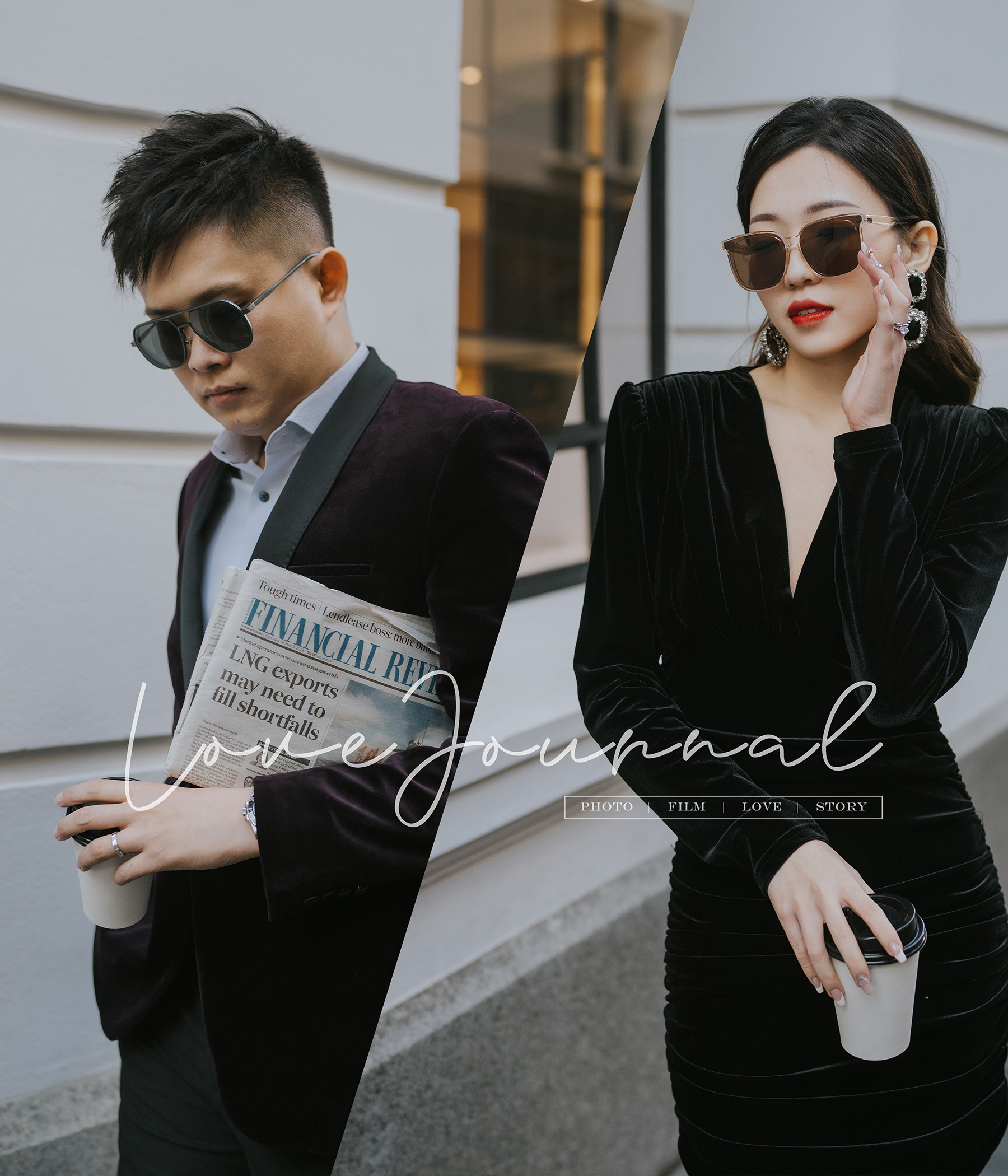 Melbourne Collins Street Pre-Wedding Photography 