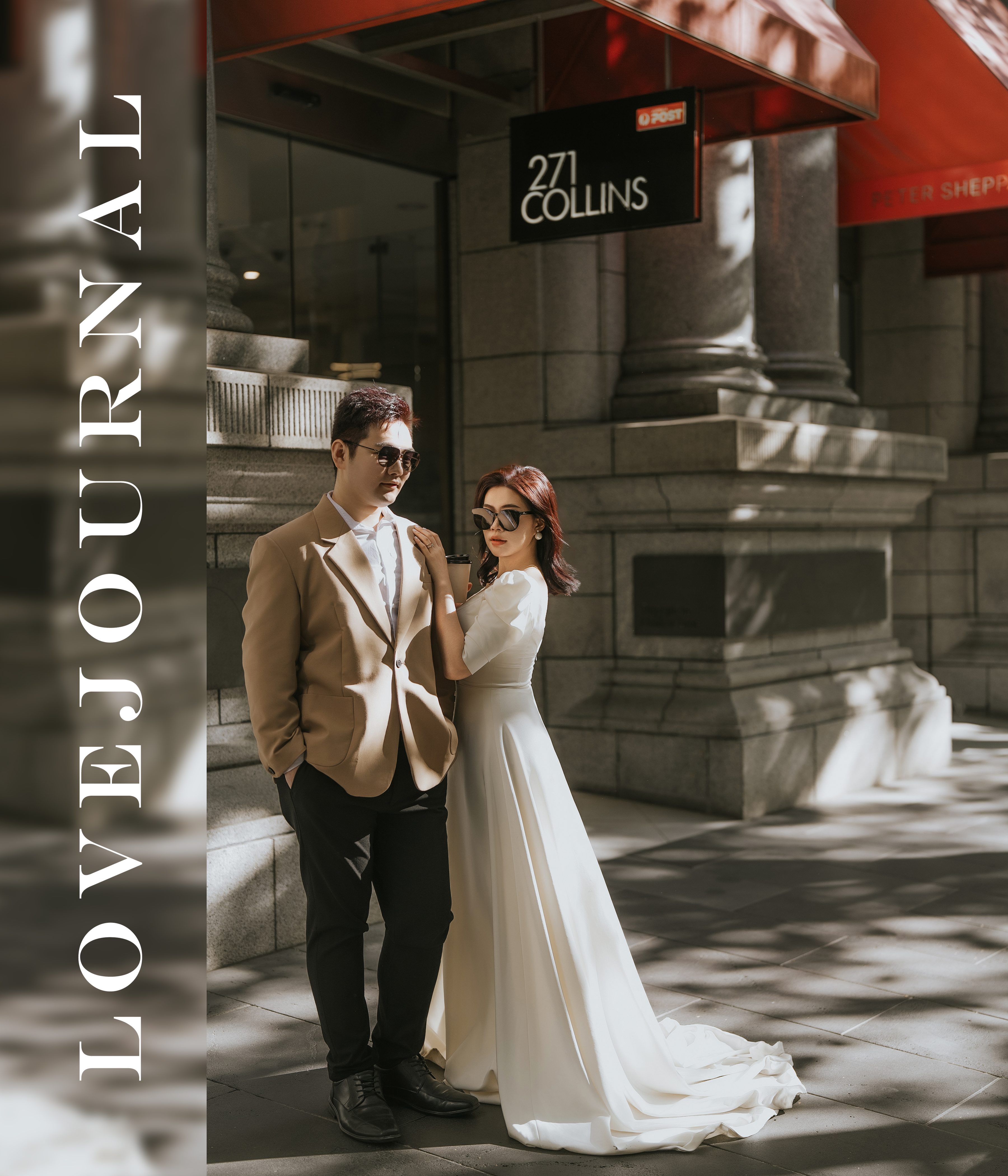 墨尔本时尚街Collins Street婚纱摄影 