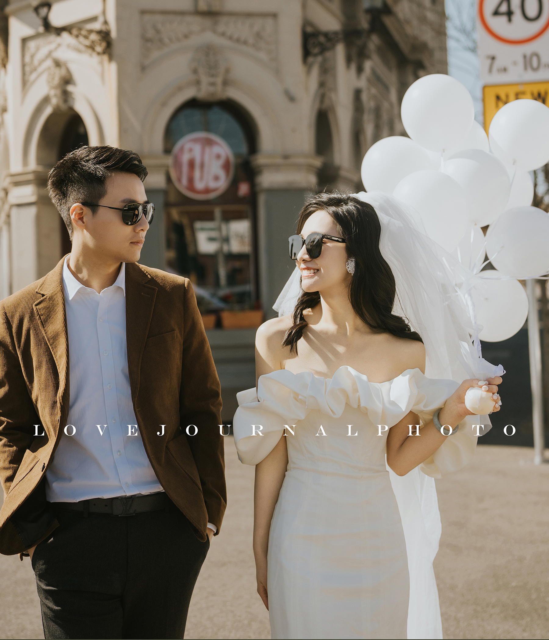 Pre-Wedding Photography at Fitzroy, 
Fitzroy Street Pre-Wedding Photography
