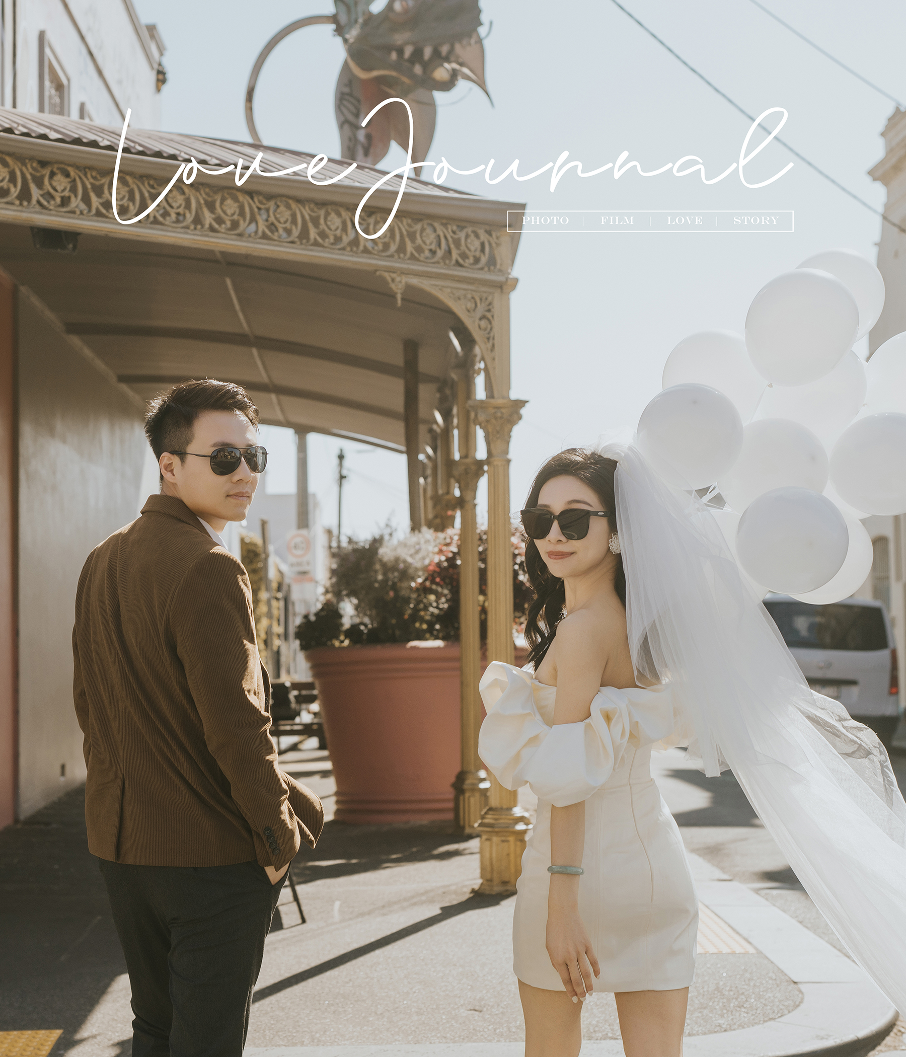 Pre-Wedding Photography at Fitzroy, 
Fitzroy Street Pre-Wedding Photography