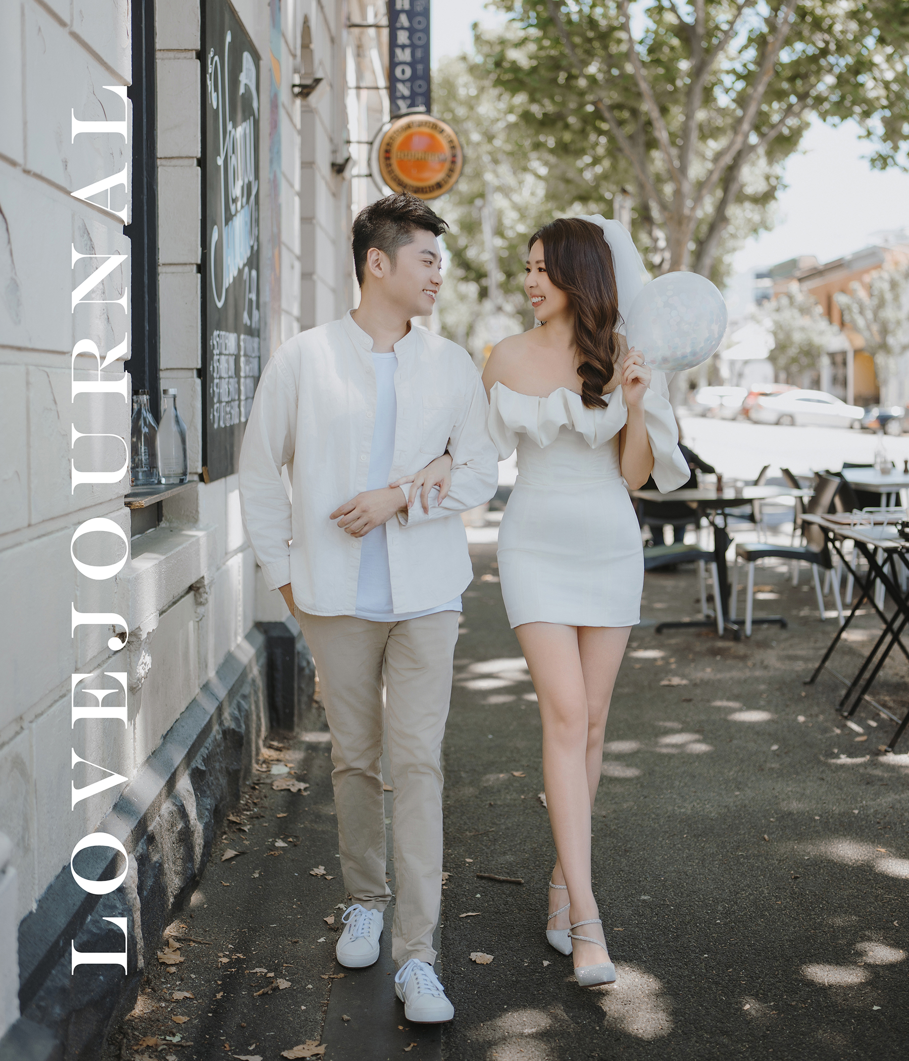 Pre-Wedding Photography at Fitzroy, 
Fitzroy Street Pre-Wedding Photography