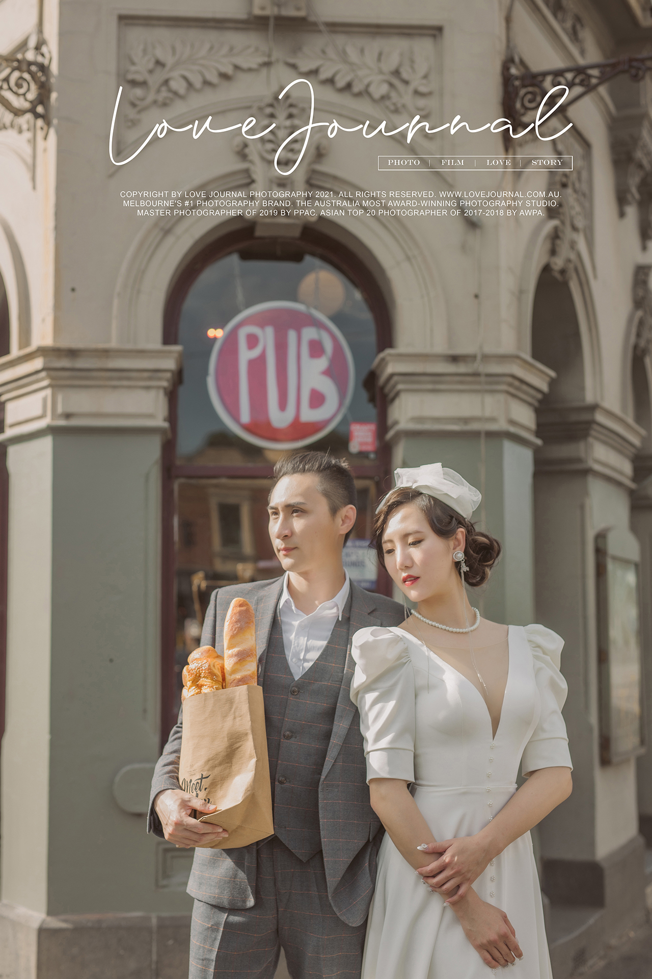 Pre-Wedding Photography at Fitzroy, 
Fitzroy Street Pre-Wedding Photography