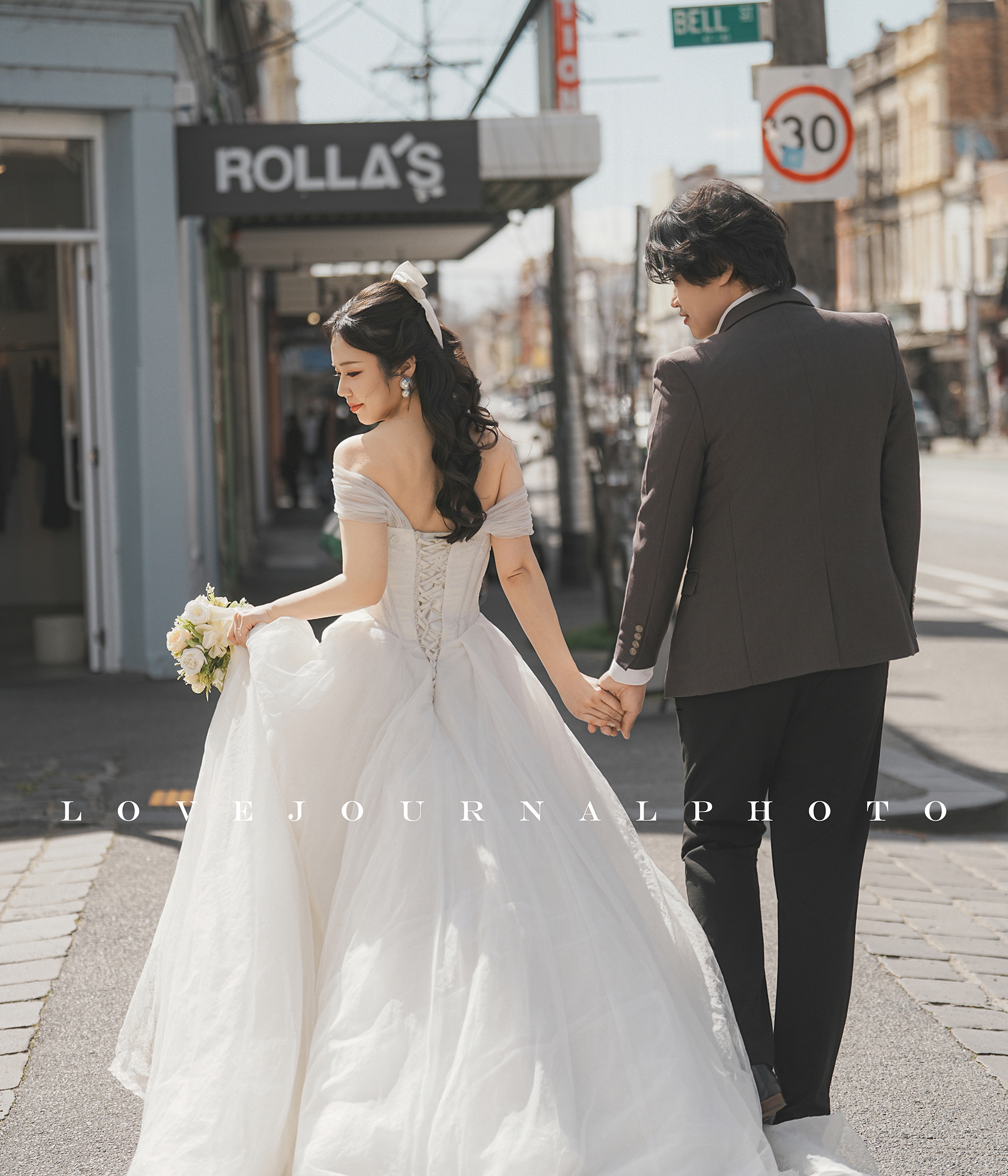 Pre-Wedding Photography at Fitzroy, 
Fitzroy Street Pre-Wedding Photography