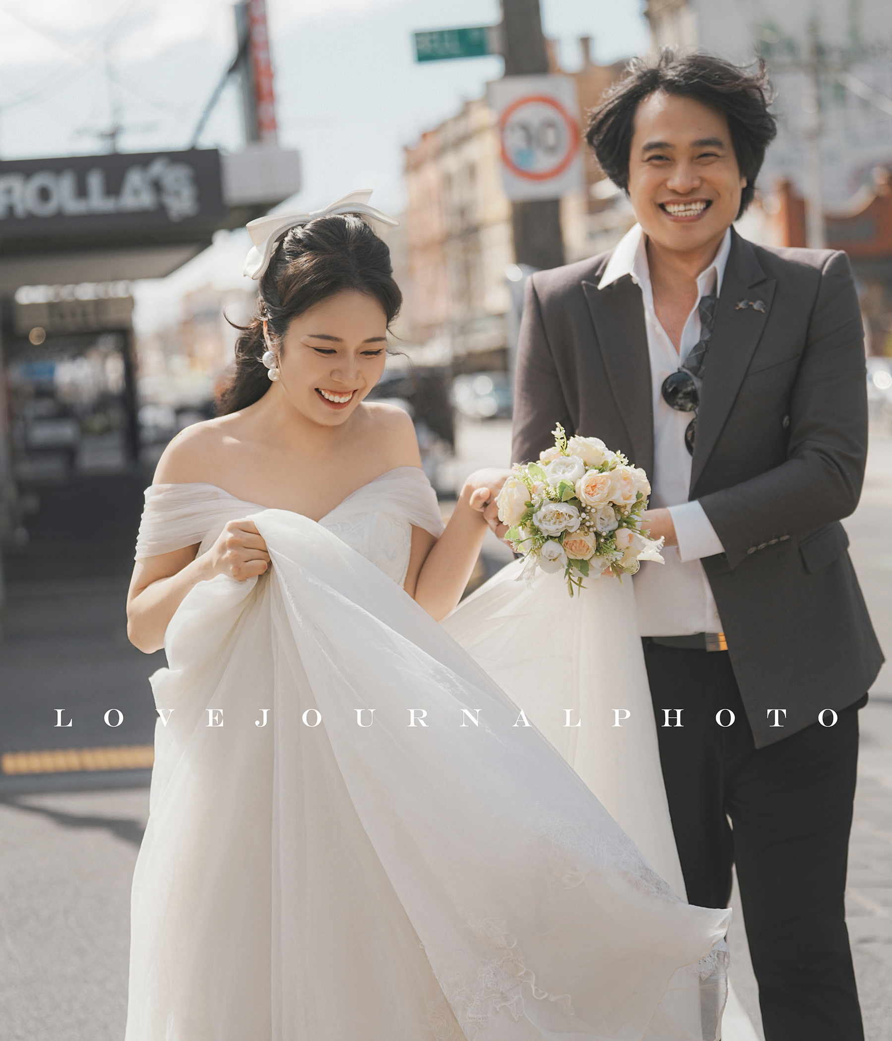 Pre-Wedding Photography at Fitzroy, 
Fitzroy Street Pre-Wedding Photography
