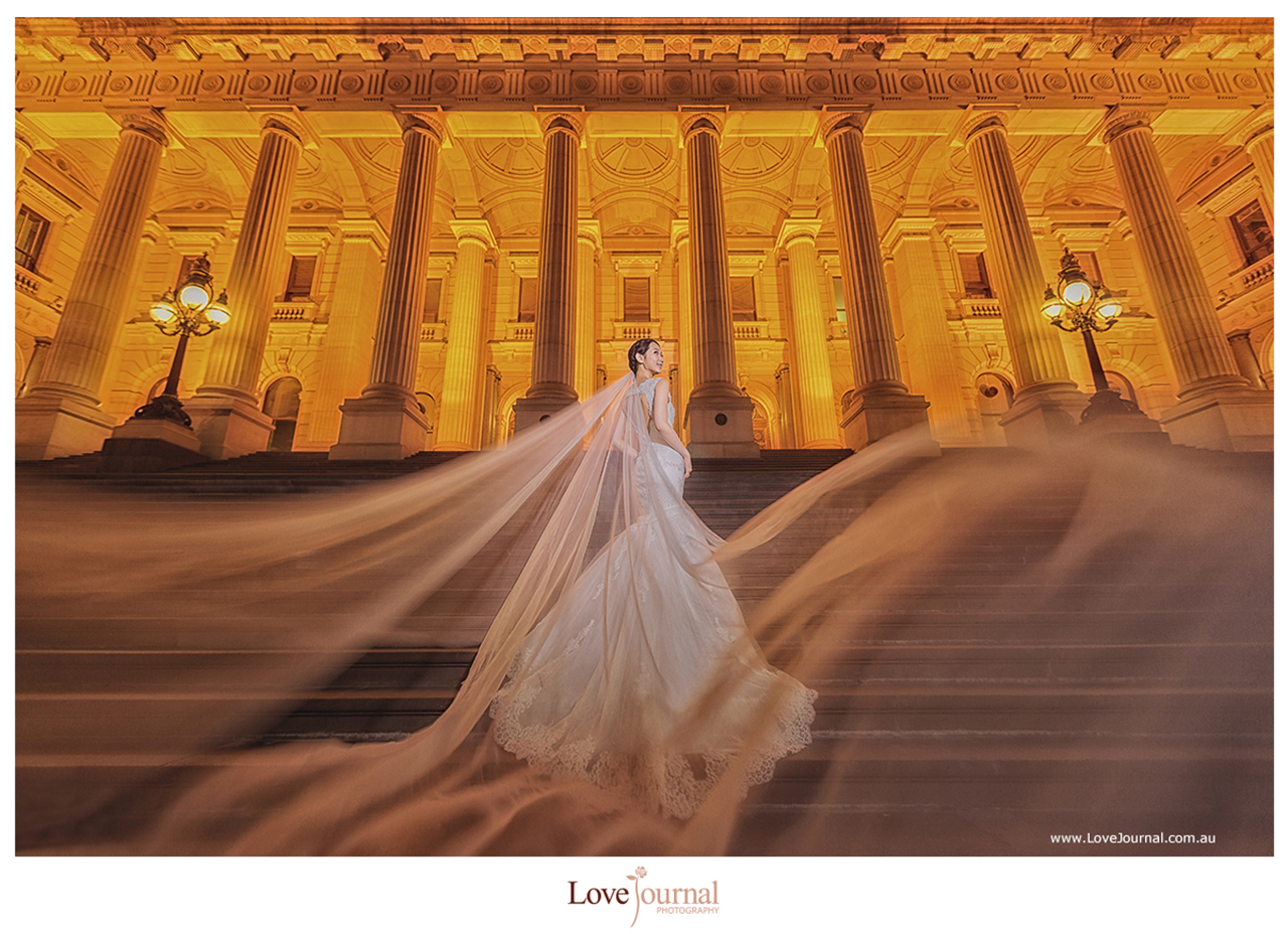 Melbourne Parliament House Pre-Wedding Photography 