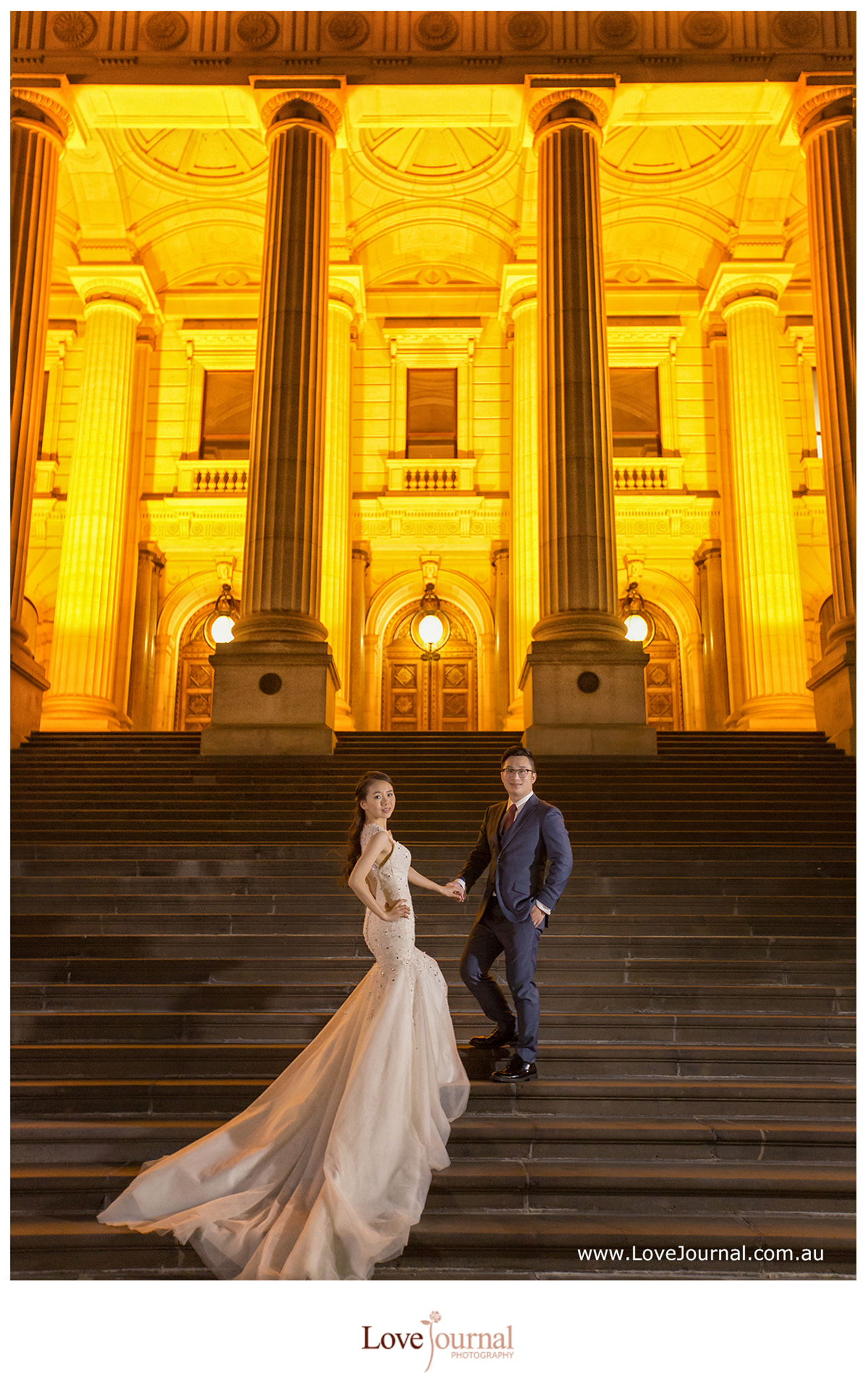 Melbourne Parliament House Pre-Wedding Photography 