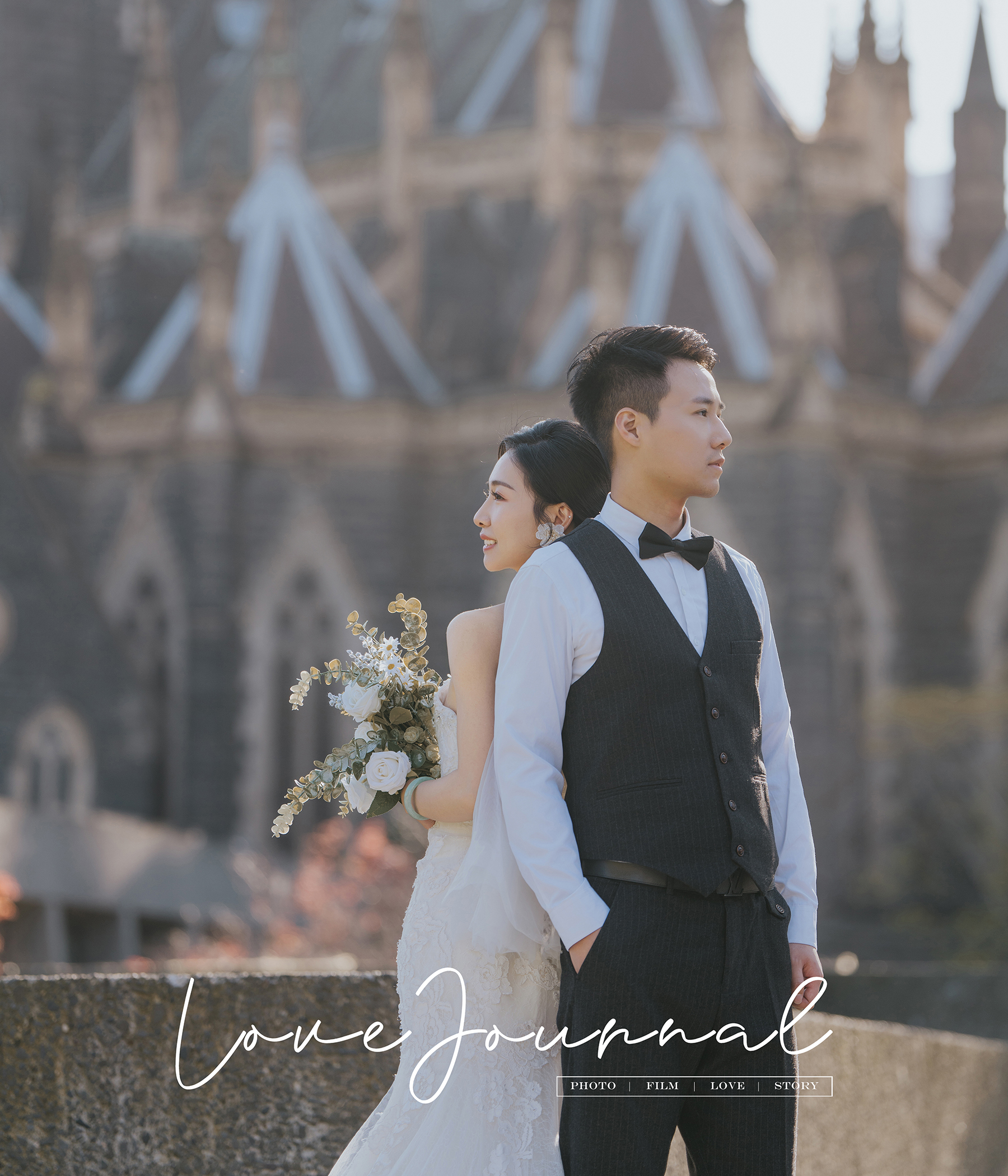Melbourne St. Patrck Cathedral Pre-Wedding Photography