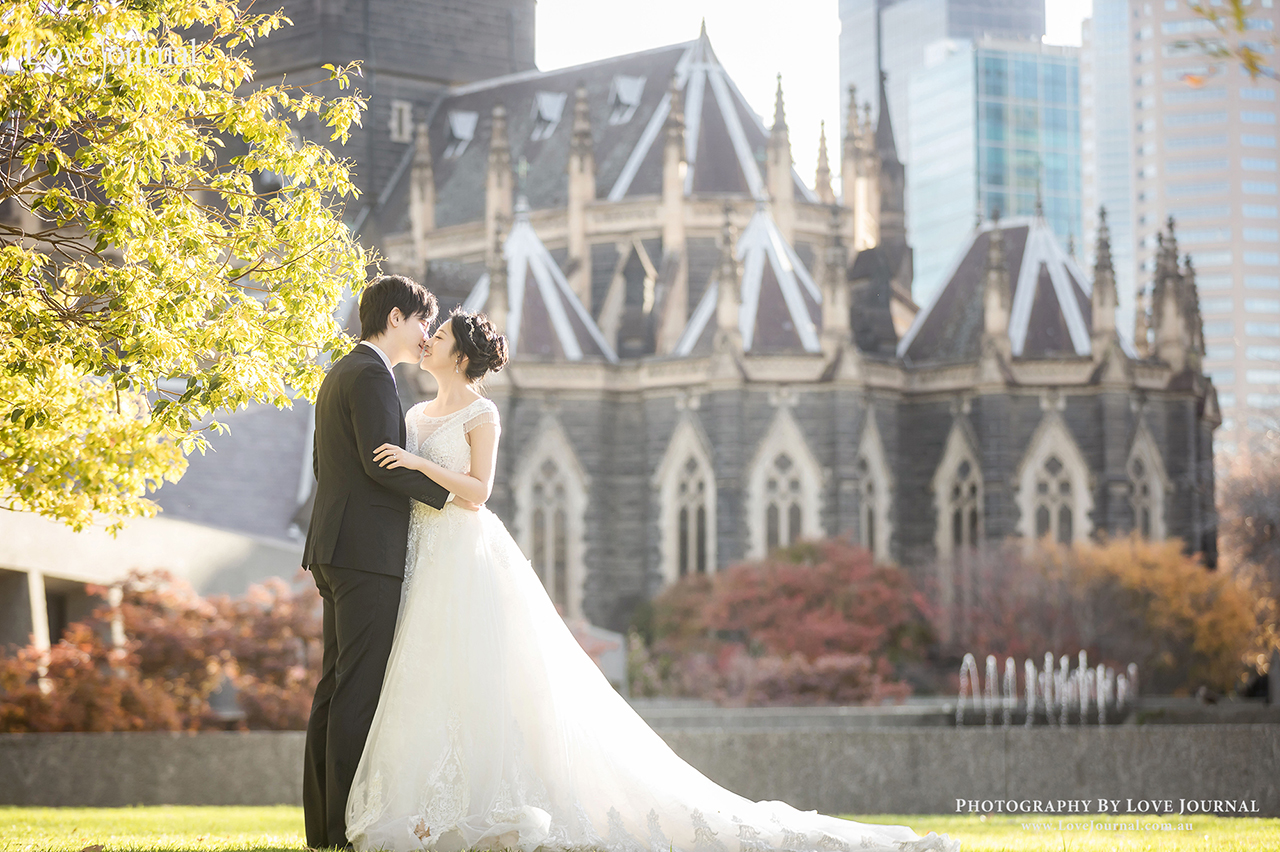 Melbourne St. Patrck Cathedral Pre-Wedding Photography